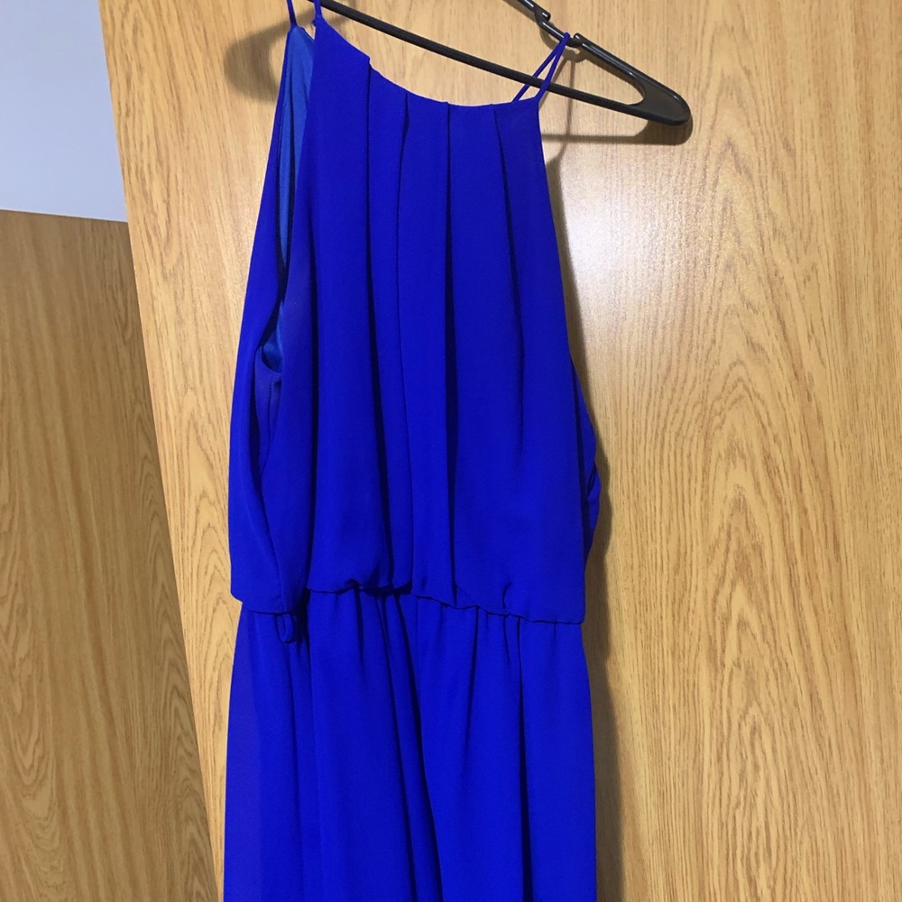 Blue cocktail dress